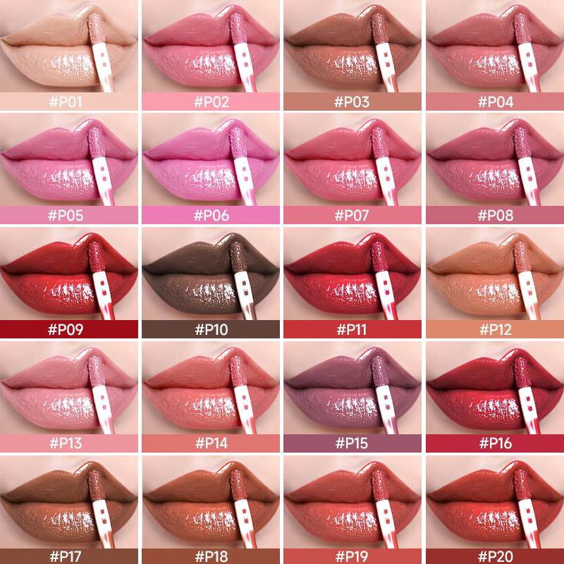 Long Lasting Nude Pink Lip Glo - Lip Gloss Plumping のレビューと価格