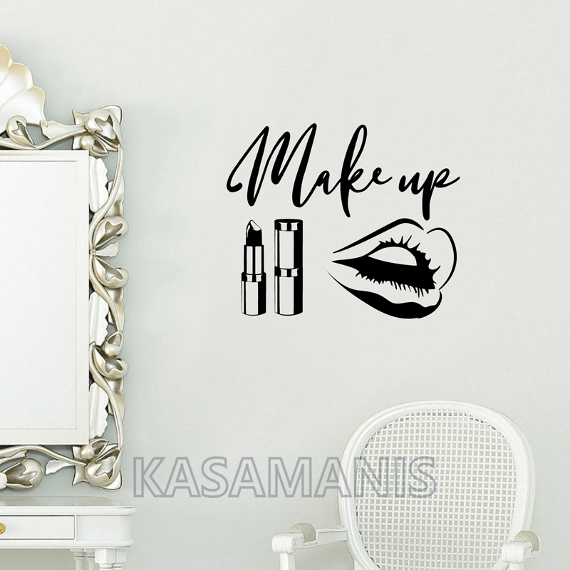 MakeUp Quote Wall Art Decals B - Beauty Of Makeup Quotes のレビューと価格