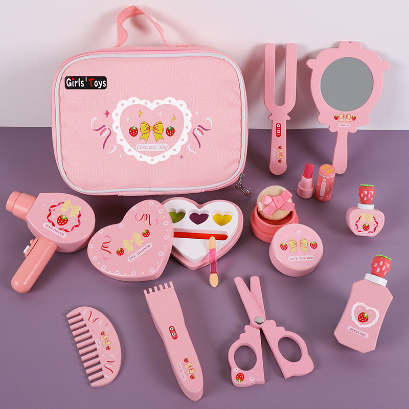 Korean Style Wooden Beauty Set - Beauty Makeup Girl のレビューと価格