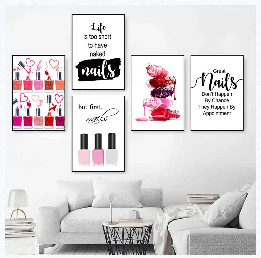 Art Posters and Prints Nail Te - Beauty Of Makeup Quotes のレビューと価格