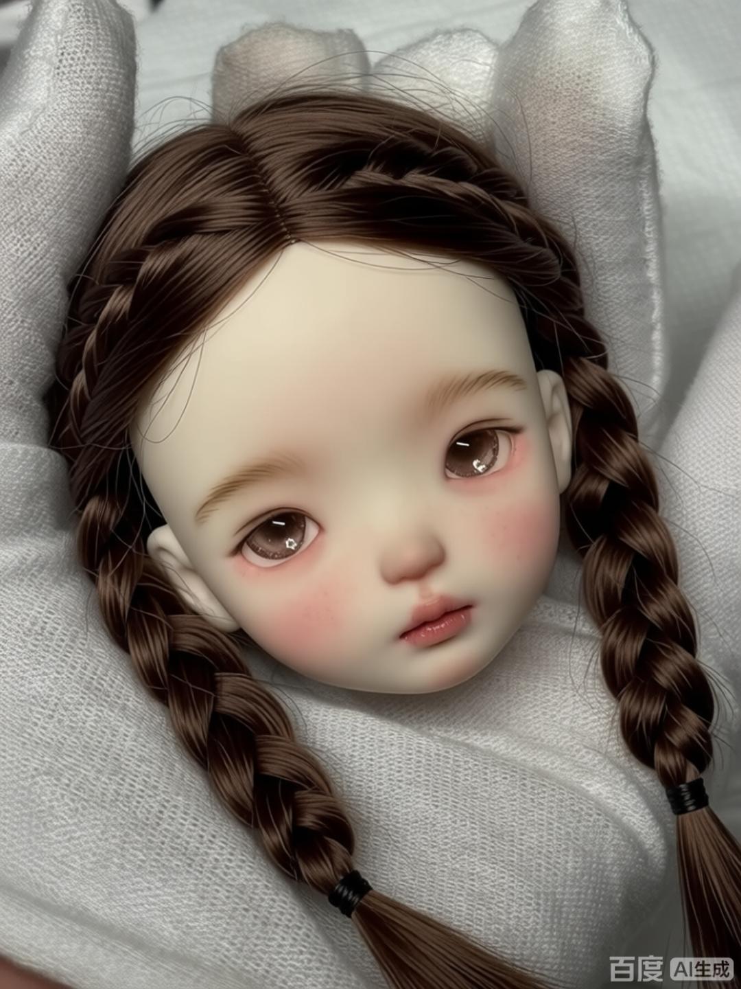1/6 Scale SD BJD Doll Head - j - Beauty Makeup Girl のレビューと価格