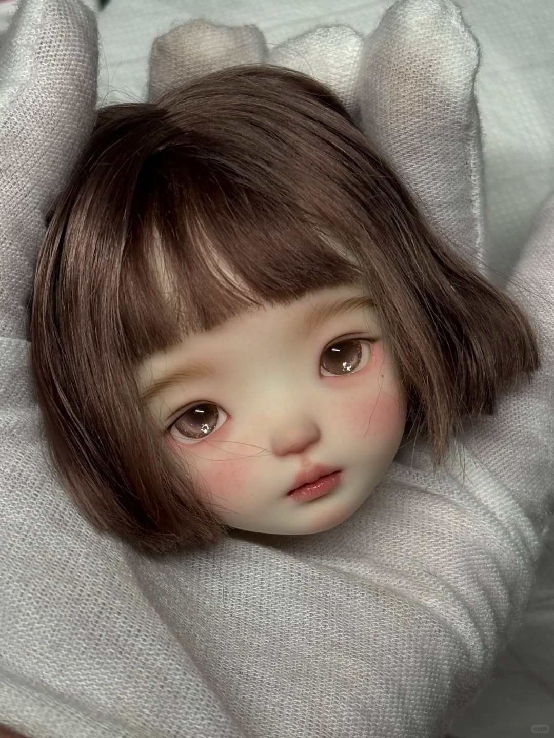 1/6 Scale SD BJD Doll Head - j - Beauty Makeup Girl のレビューと価格