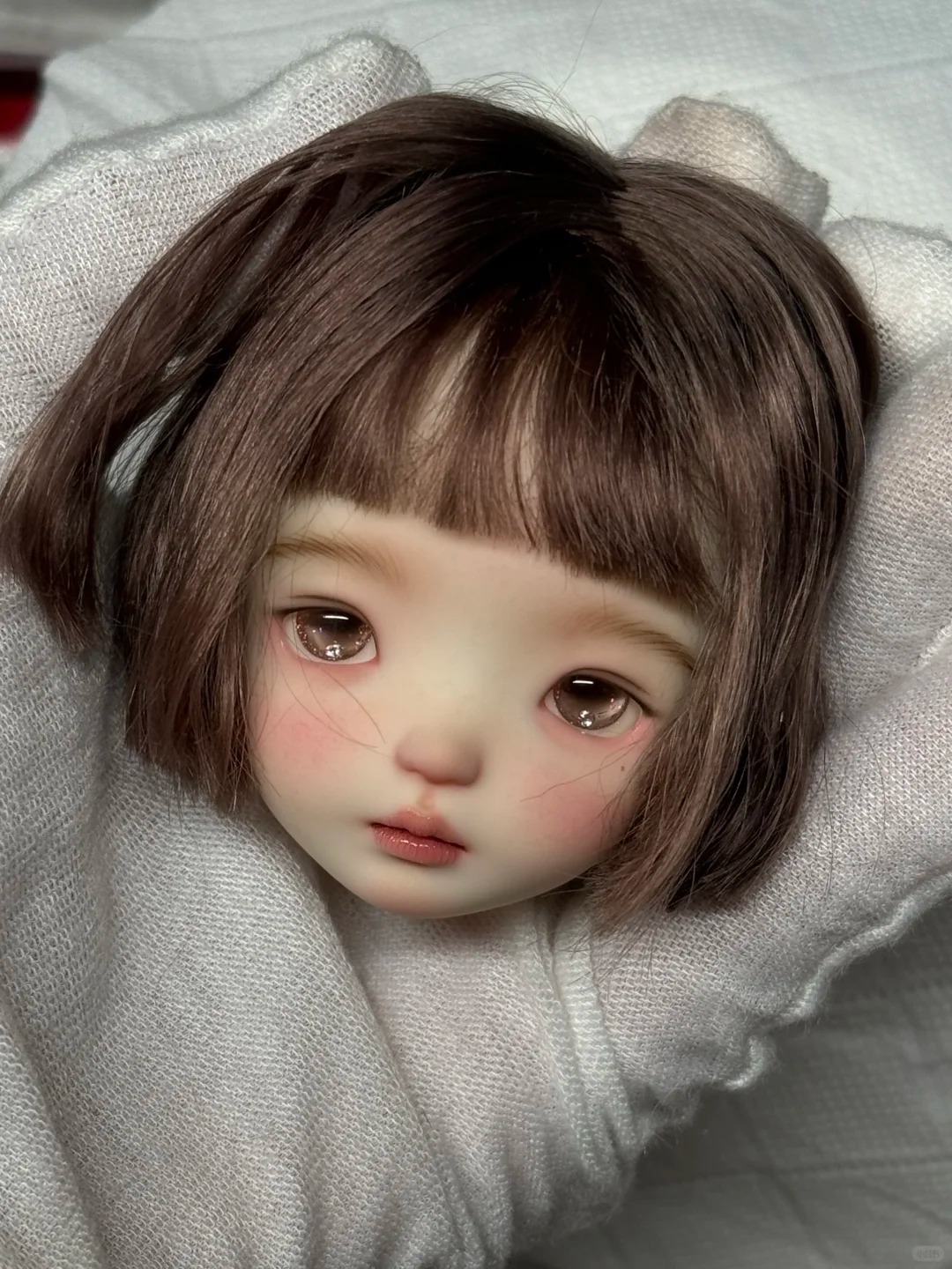 1/6 Scale SD BJD Doll Head - j - Beauty Makeup Girl のレビューと価格